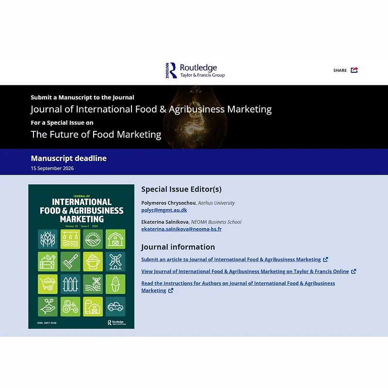 The Future of Food Marketing