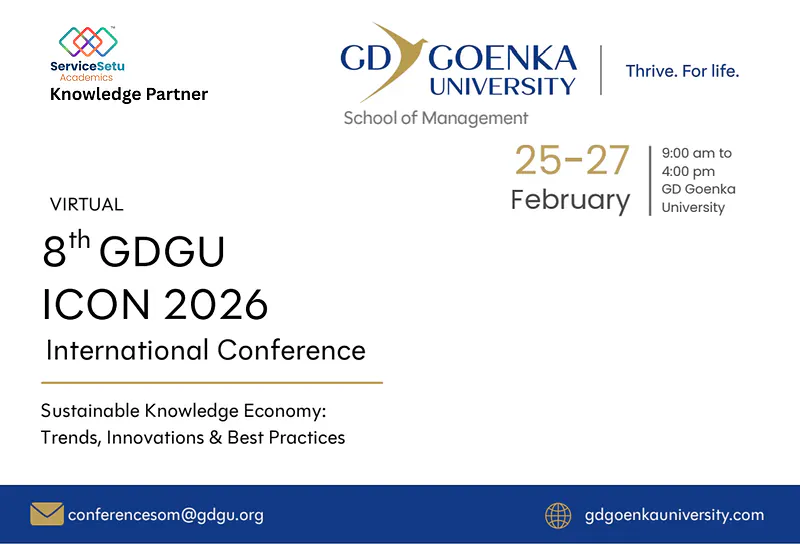 Call for Papers -International Conference on Sustainable Knowledge Economy: GD Goenka University, School of Management