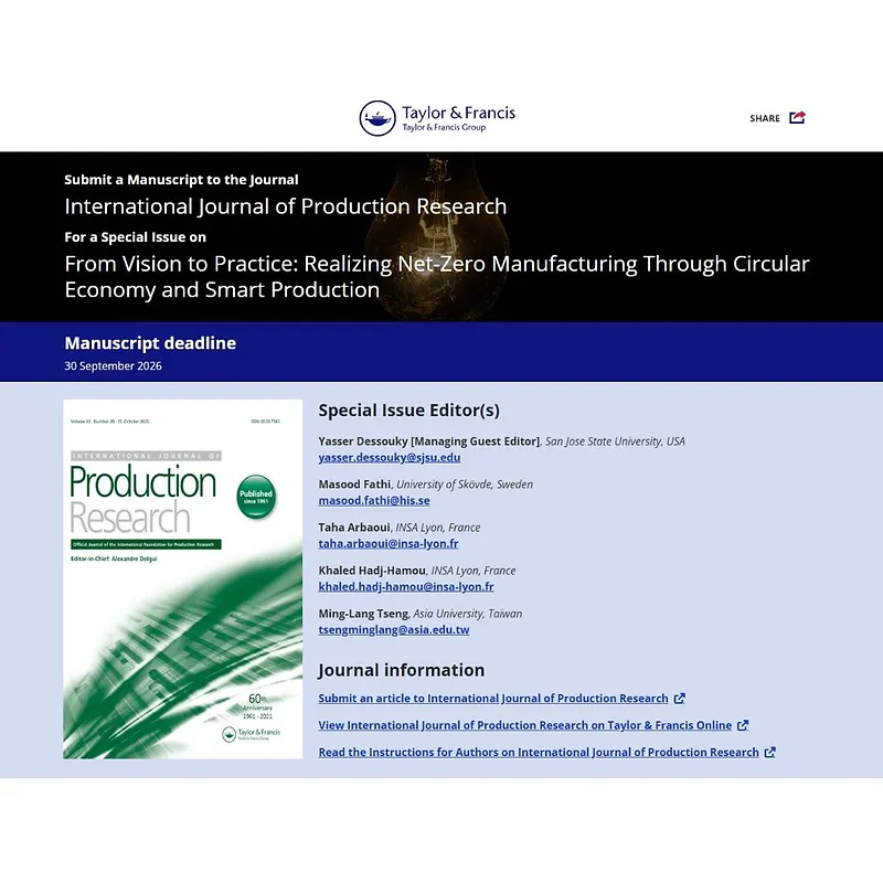 From Vision to Practice: Realizing Net-Zero Manufacturing Through Circular Economy and Smart Production