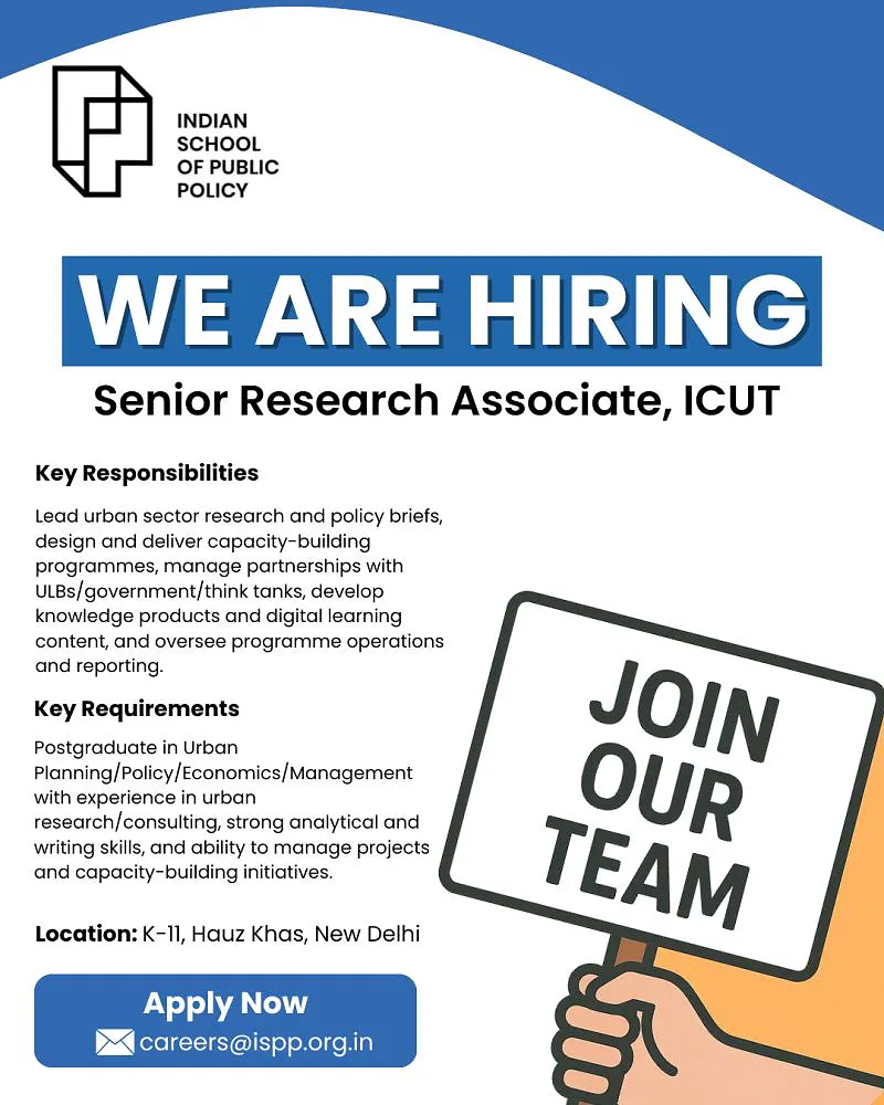 Senior Research Associate (ICUT)