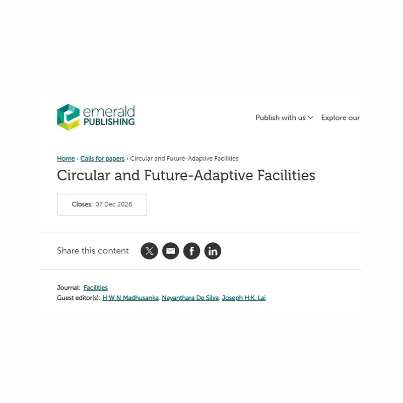 Circular and Future-Adaptive Facilities