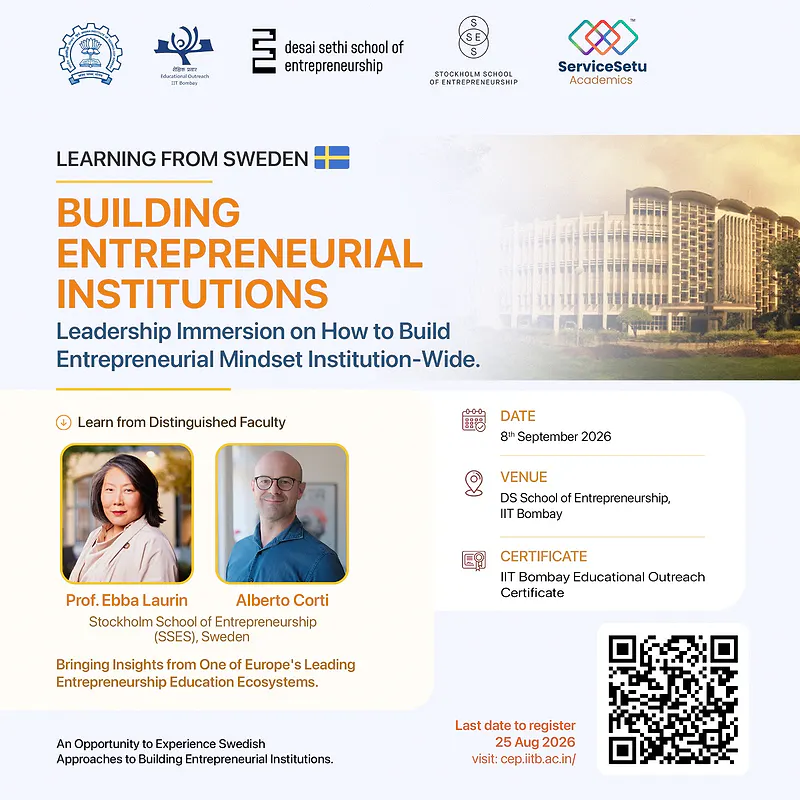 Leadership Immersion Programme | 8 September 2026, IIT Bombay