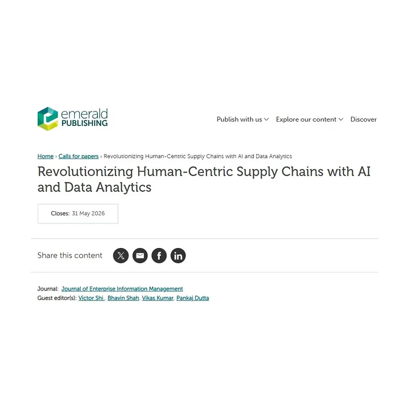"Revolutionizing Human-Centric Supply Chains with AI and Data Analytics"