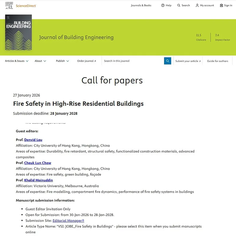 Fire Safety in High‑Rise Residential Buildings