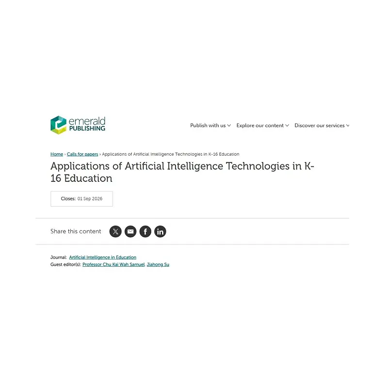 Applications of Artificial Intelligence Technologies in K-16 Education