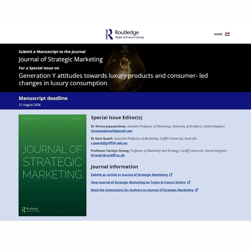 Generation Y attitudes towards luxury products and consumer-led changes in luxury consumption