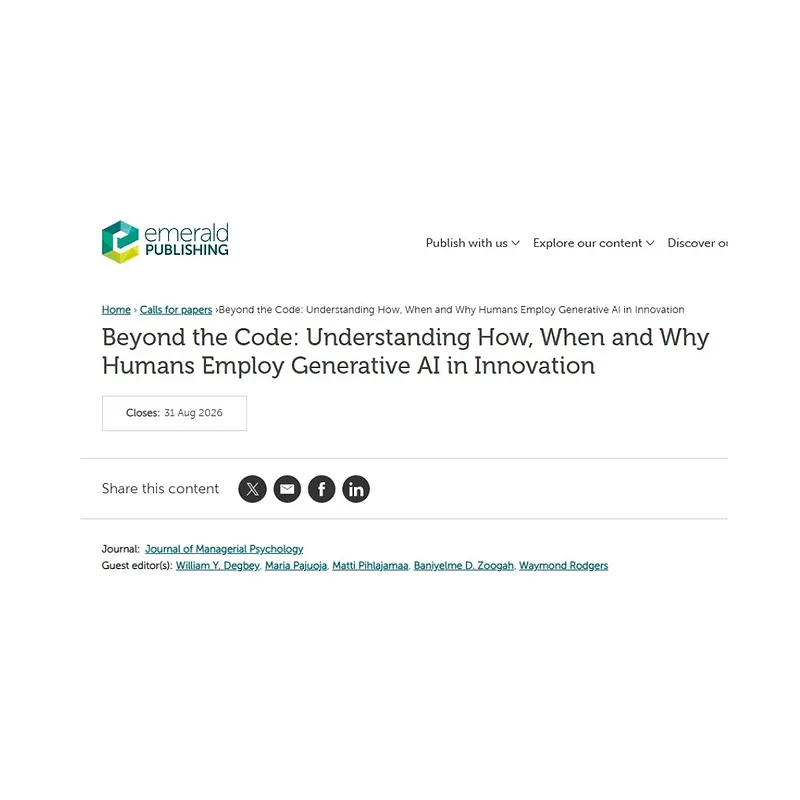 "Beyond the Code: Understanding How, When and Why Humans Employ Generative AI in Innovation"