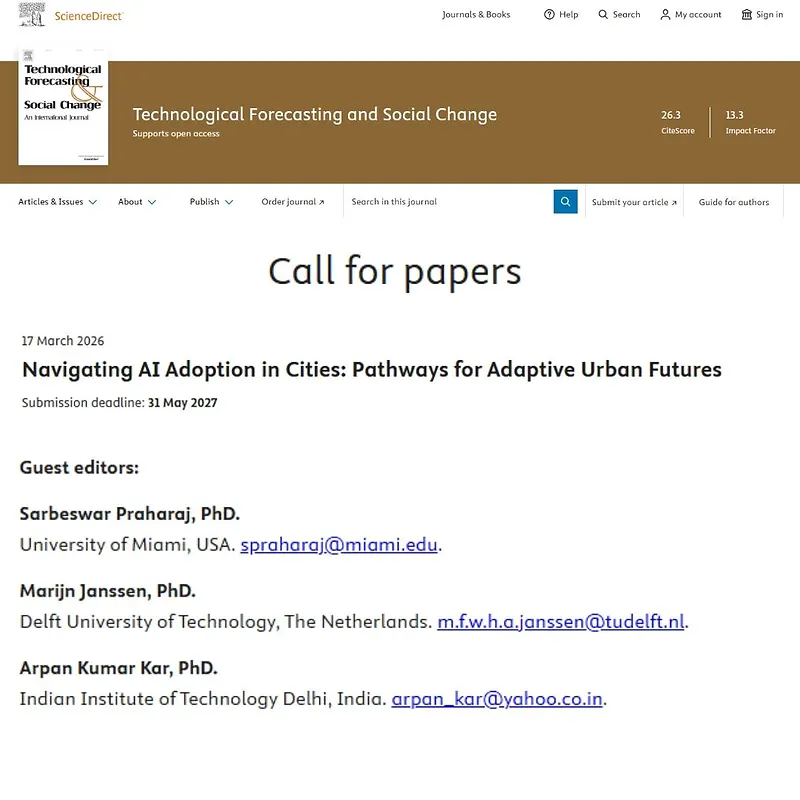 Navigating AI Adoption in Cities: Pathways for Adaptive Urban Futures