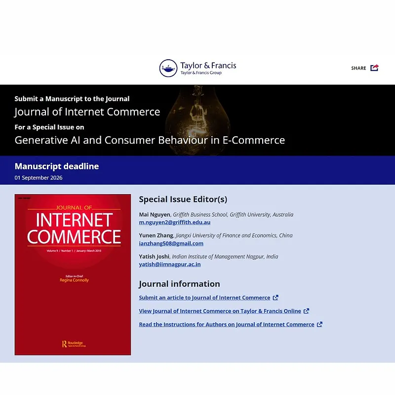  Generative AI and Consumer Behaviour in E-Commerce