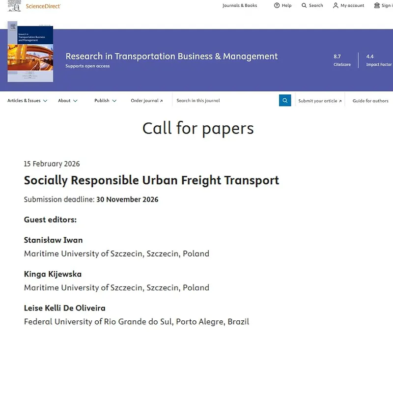 Socially Responsible Urban Freight Transport