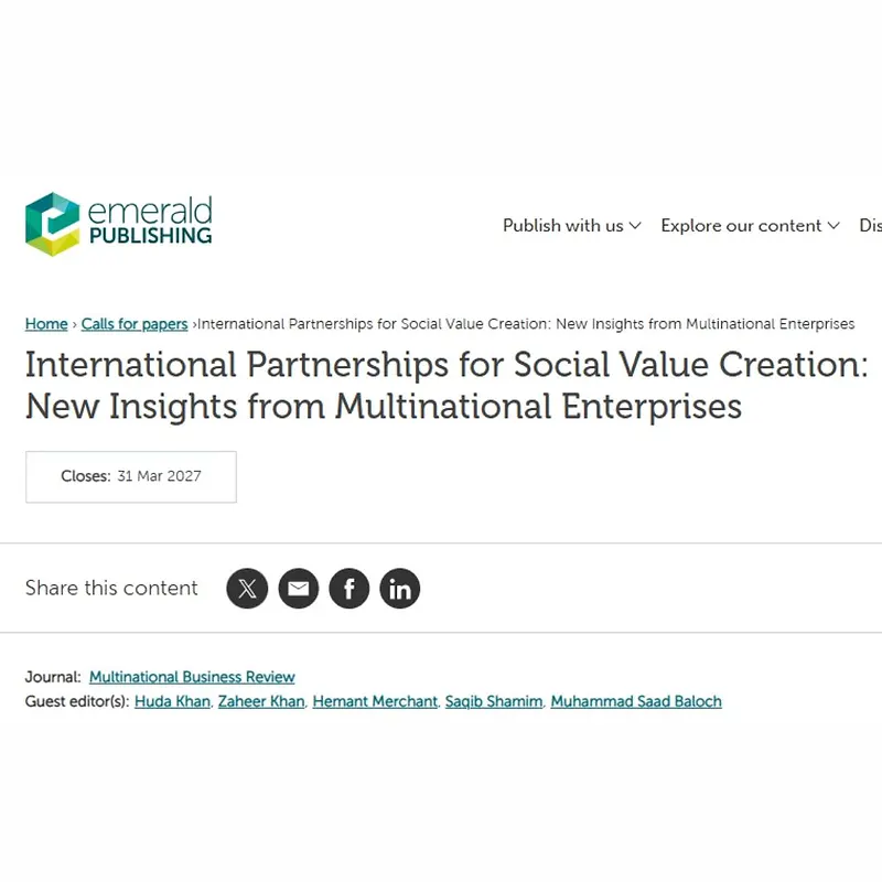 International Partnerships for Social Value Creation: New Insights from Multinational Enterprises