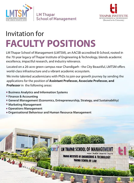 Assistant Professor / Associate Professor / Professor