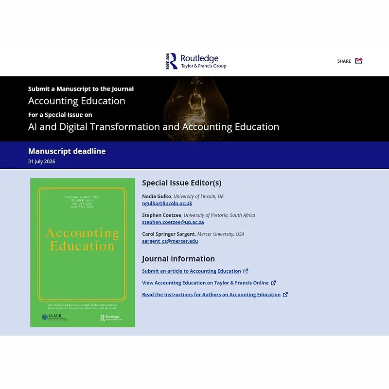 AI and Digital Transformation and Accounting Education