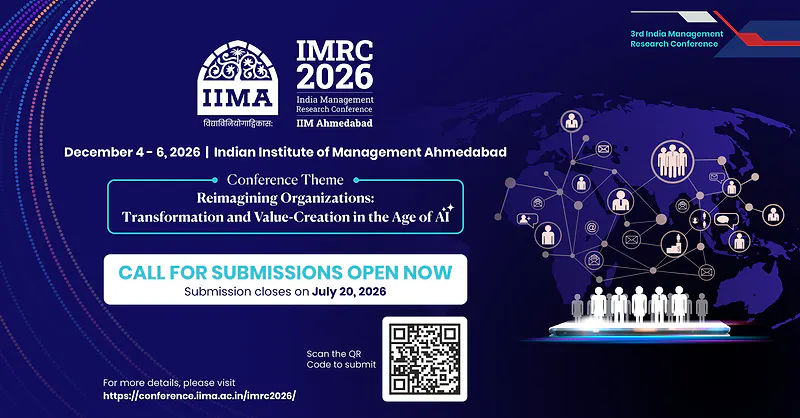 India Management Research Conference (IMRC) 2026 at IIM Ahmedabad