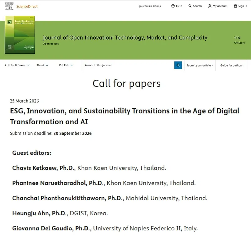  ESG, Innovation, and Sustainability Transitions in the Age of Digital Transformation and AI