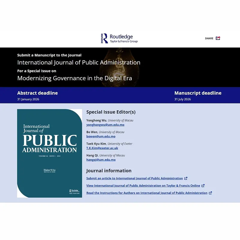 Modernizing Governance in the Digital Era