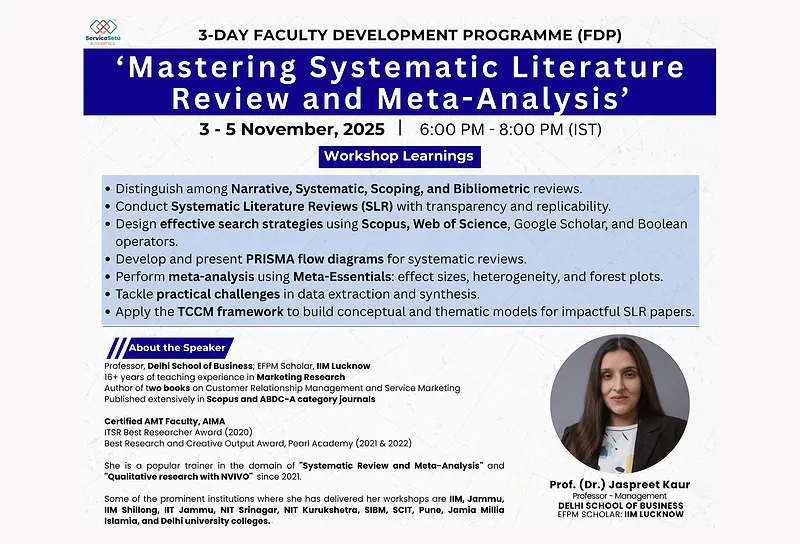 Why Every Researcher Should Master Systematic Literature Review and Meta-Analysis