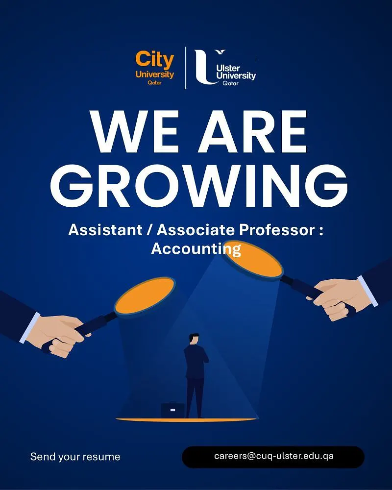 Assistant / Associate Professor (Accounting) Recruitment at City University Qatar & Ulster University Qatar