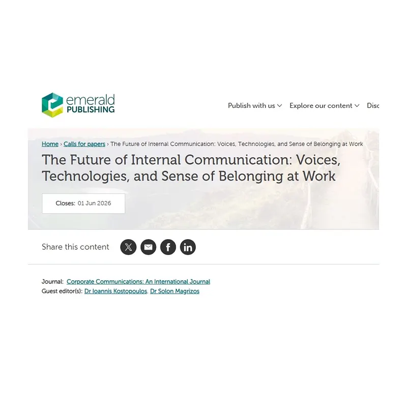 The Future of Internal Communication: Voices, Technologies, and Sense of Belonging at Work