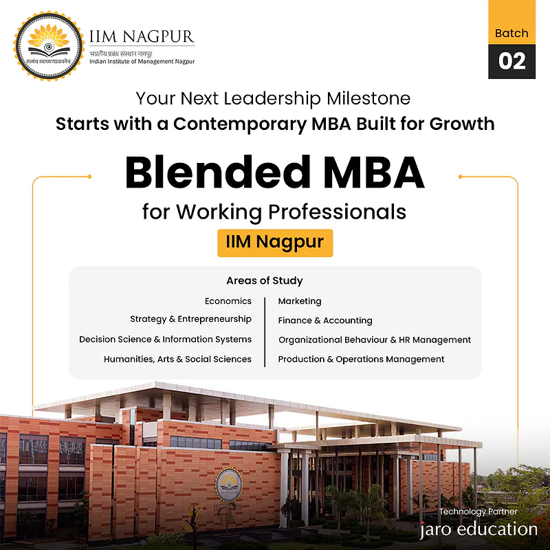 Blended MBA for Working Professionals (Batch 02) – Indian Institute of Management Nagpur