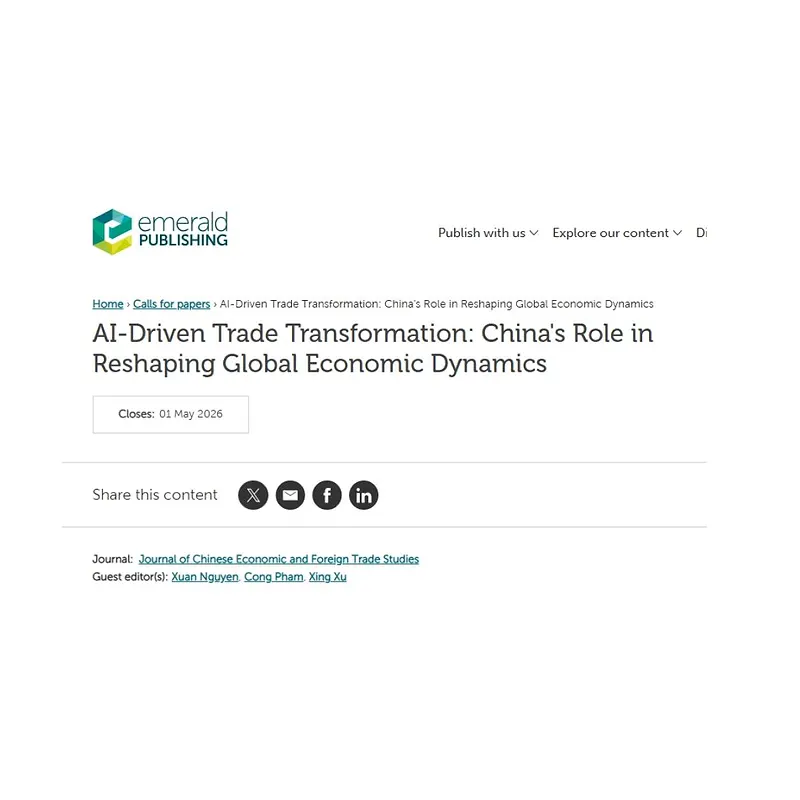 AI-Driven Trade Transformation: China's Role in Reshaping Global Economic Dynamics