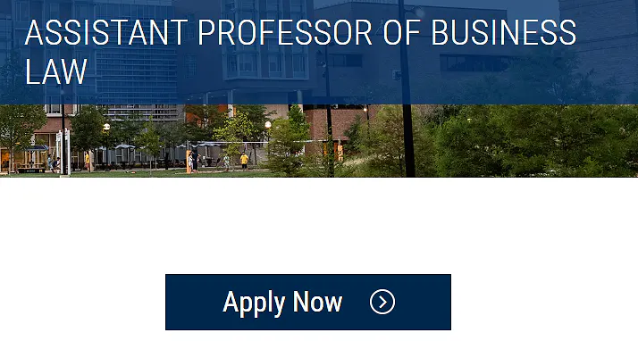 Assistant Professor of Business Law – University of Michigan