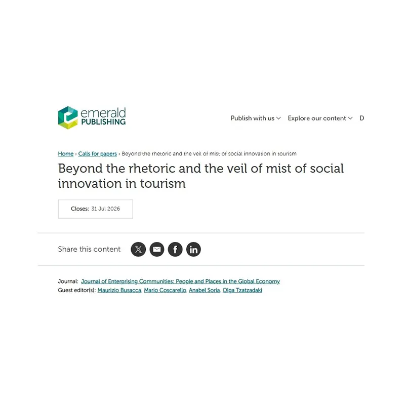 Beyond the rhetoric and the veil of mist of social innovation in tourism