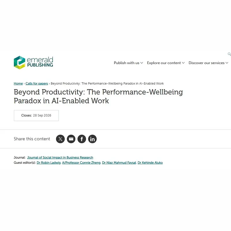 Beyond Productivity: The Performance-Wellbeing Paradox in AI-Enabled Work