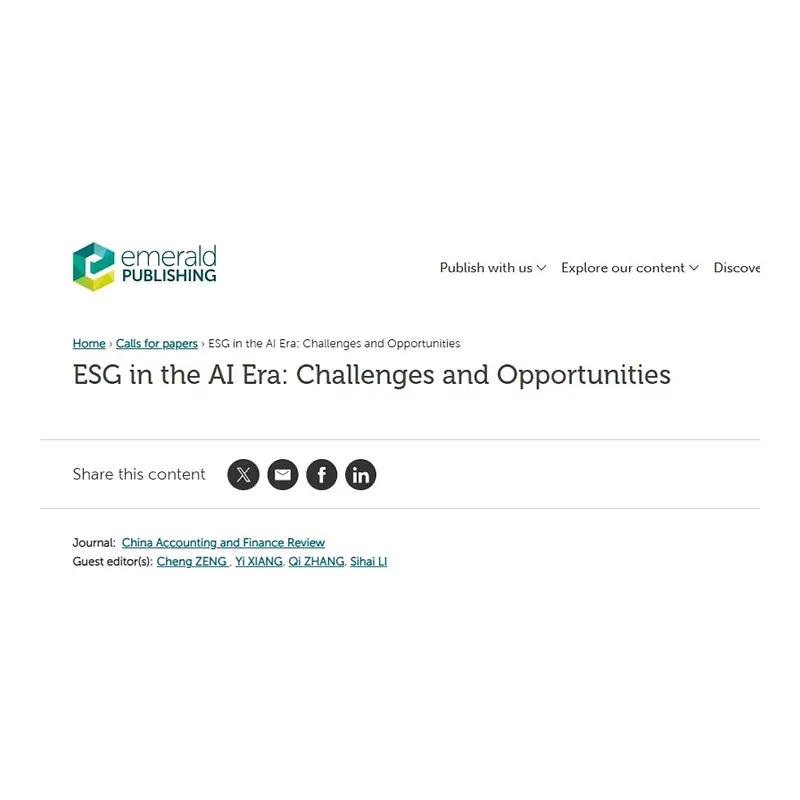 ESG in the AI Era: Challenges and Opportunities