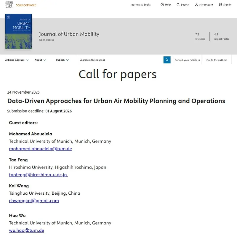 Data-Driven Approaches for Urban Air Mobility Planning and Operations