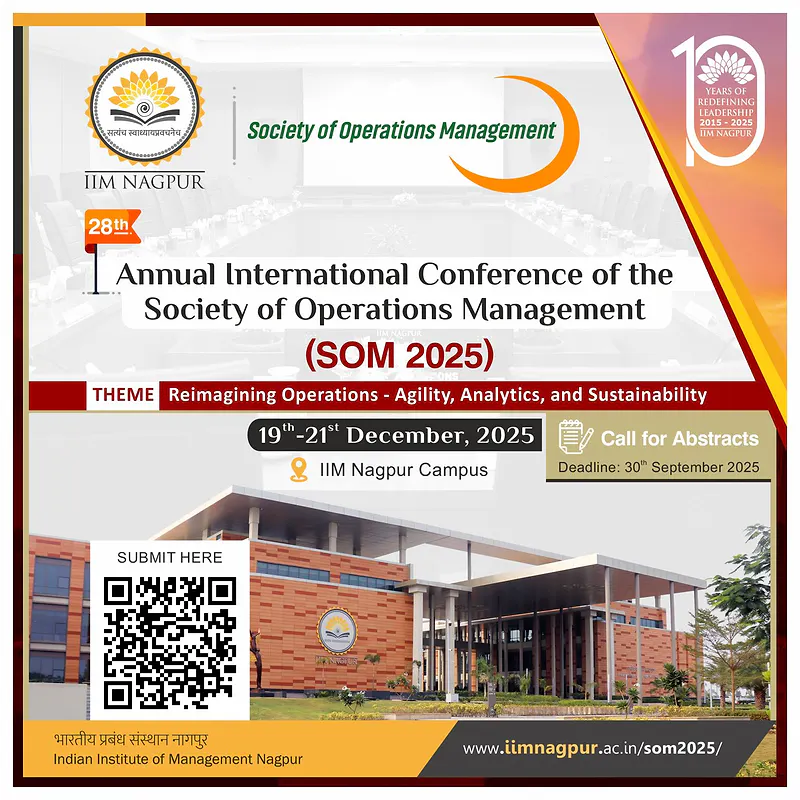28th Annual International Conference of the Society of Operations Management (SOM 2025) 