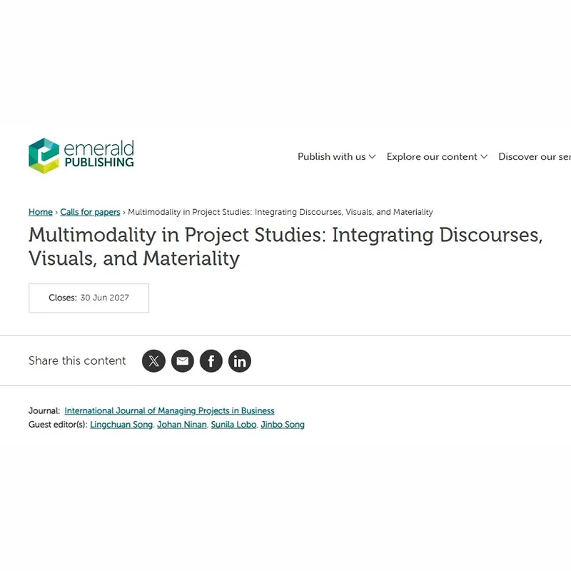 Multimodality in Project Studies: Integrating Discourses, Visuals, and Materiality