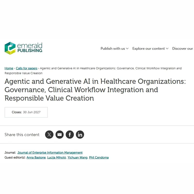 Agentic and Generative AI in Healthcare Organizations: Governance, Clinical Workflow Integration and Responsible Value Creation