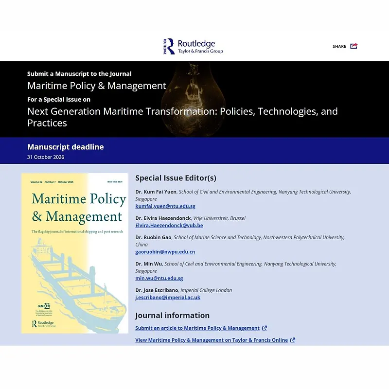 𝗡𝗲𝘅𝘁 𝗚𝗲𝗻𝗲𝗿𝗮𝘁𝗶𝗼𝗻 𝗠𝗮𝗿𝗶𝘁𝗶𝗺𝗲 𝗧𝗿𝗮𝗻𝘀𝗳𝗼𝗿𝗺𝗮𝘁𝗶𝗼𝗻: 𝗣𝗼𝗹𝗶𝗰𝗶𝗲𝘀, 𝗧𝗲𝗰𝗵𝗻𝗼𝗹𝗼𝗴𝗶𝗲𝘀, 𝗮𝗻𝗱 𝗣𝗿𝗮𝗰𝘁𝗶𝗰𝗲𝘀