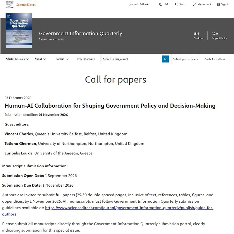 Human‑AI Collaboration for Shaping Government Policy and Decision‑Making