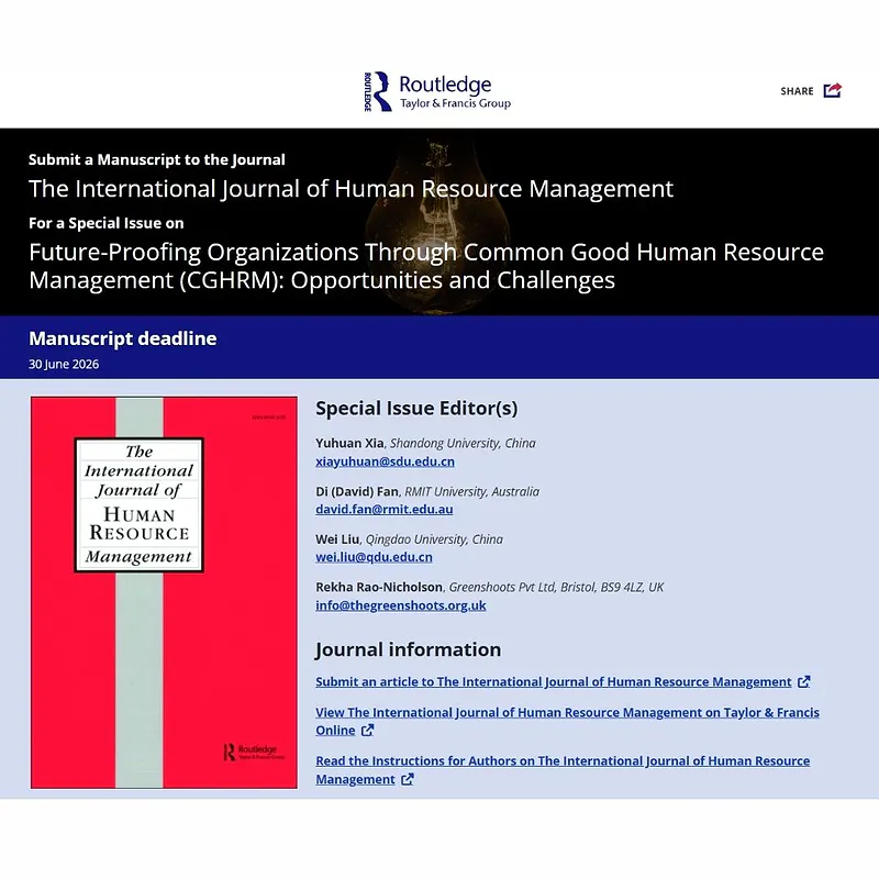 𝗙𝘂𝘁𝘂𝗿𝗲-𝗣𝗿𝗼𝗼𝗳𝗶𝗻𝗴 𝗢𝗿𝗴𝗮𝗻𝗶𝘇𝗮𝘁𝗶𝗼𝗻𝘀 𝗧𝗵𝗿𝗼𝘂𝗴𝗵 𝗖𝗼𝗺𝗺𝗼𝗻 𝗚𝗼𝗼𝗱 𝗛𝘂𝗺𝗮𝗻 𝗥𝗲𝘀𝗼𝘂𝗿𝗰𝗲 𝗠𝗮𝗻𝗮𝗴𝗲𝗺𝗲𝗻𝘁 (𝗖𝗚𝗛𝗥𝗠): 𝗢𝗽𝗽𝗼𝗿𝘁𝘂𝗻𝗶𝘁𝗶𝗲𝘀 𝗮𝗻𝗱 𝗖𝗵𝗮𝗹𝗹𝗲𝗻𝗴𝗲𝘀