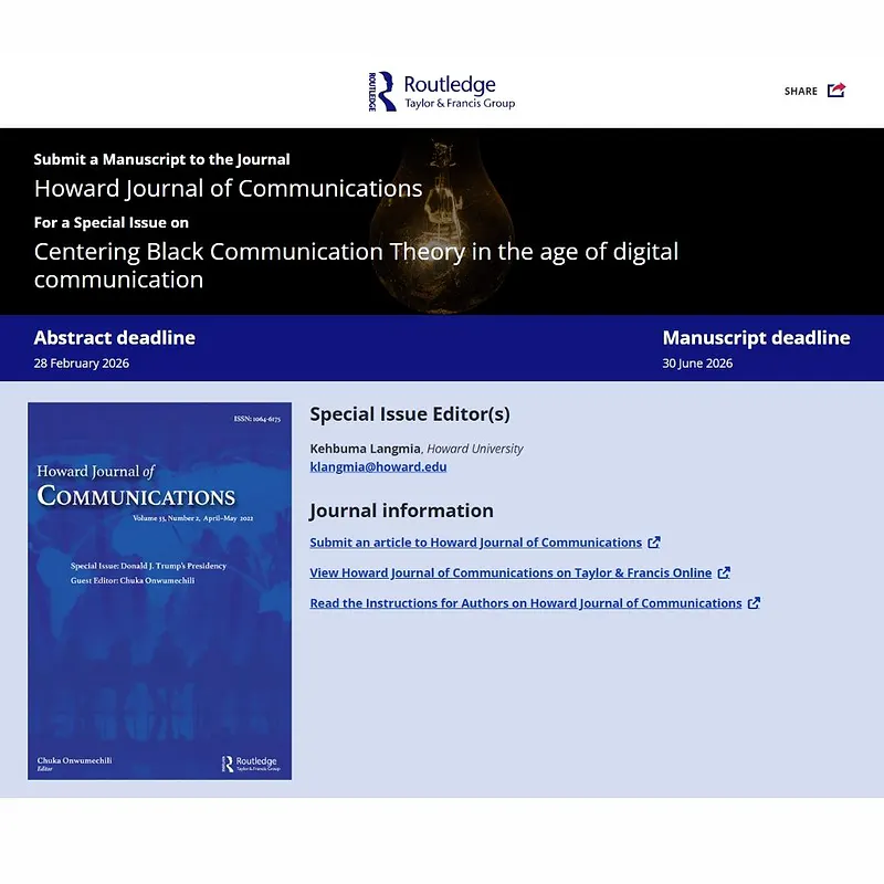 𝗖𝗲𝗻𝘁𝗲𝗿𝗶𝗻𝗴 𝗕𝗹𝗮𝗰𝗸 𝗖𝗼𝗺𝗺𝘂𝗻𝗶𝗰𝗮𝘁𝗶𝗼𝗻 𝗧𝗵𝗲𝗼𝗿𝘆 𝗶𝗻 𝘁𝗵𝗲 𝗔𝗴𝗲 𝗼𝗳 𝗗𝗶𝗴𝗶𝘁𝗮𝗹 𝗖𝗼𝗺𝗺𝘂𝗻𝗶𝗰𝗮𝘁𝗶𝗼𝗻