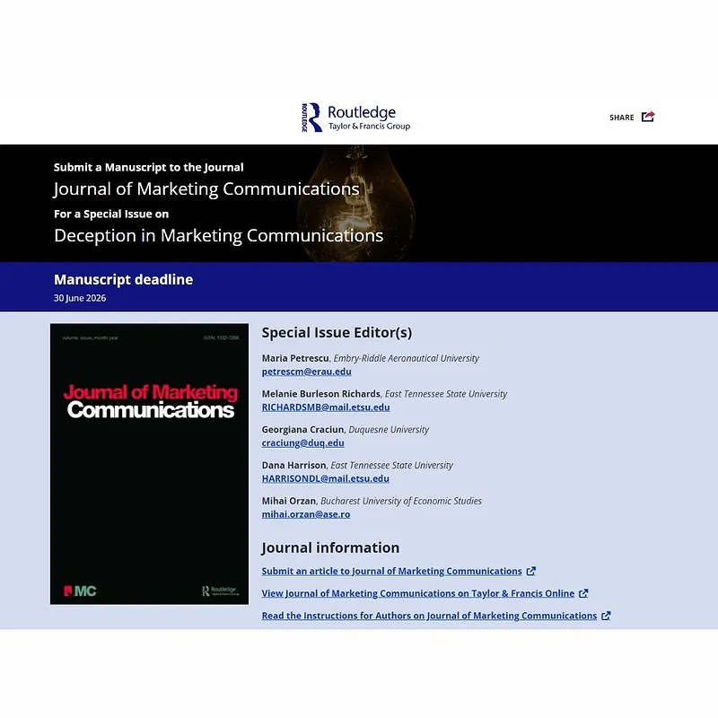 Deception in Marketing Communications