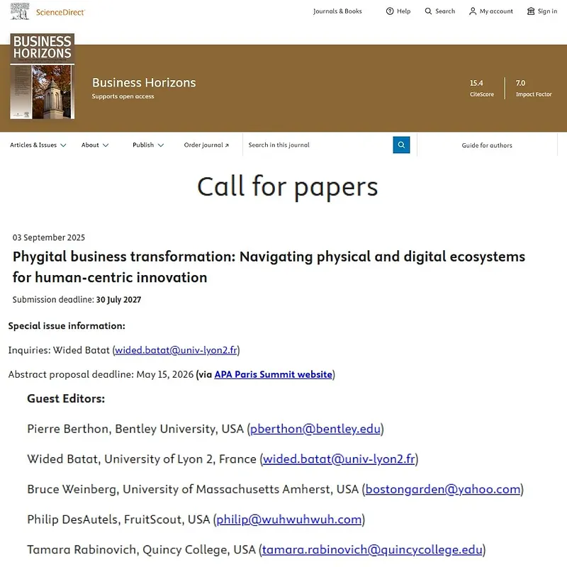 “Phygital Business Transformation: Navigating Physical and Digital Ecosystems for Human-Centric Innovation”