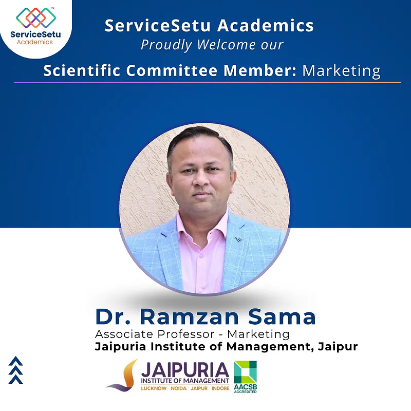 ServiceSetu Academics Welcomes Dr. Ramzan Sama as Scientific Committee Member – Marketing