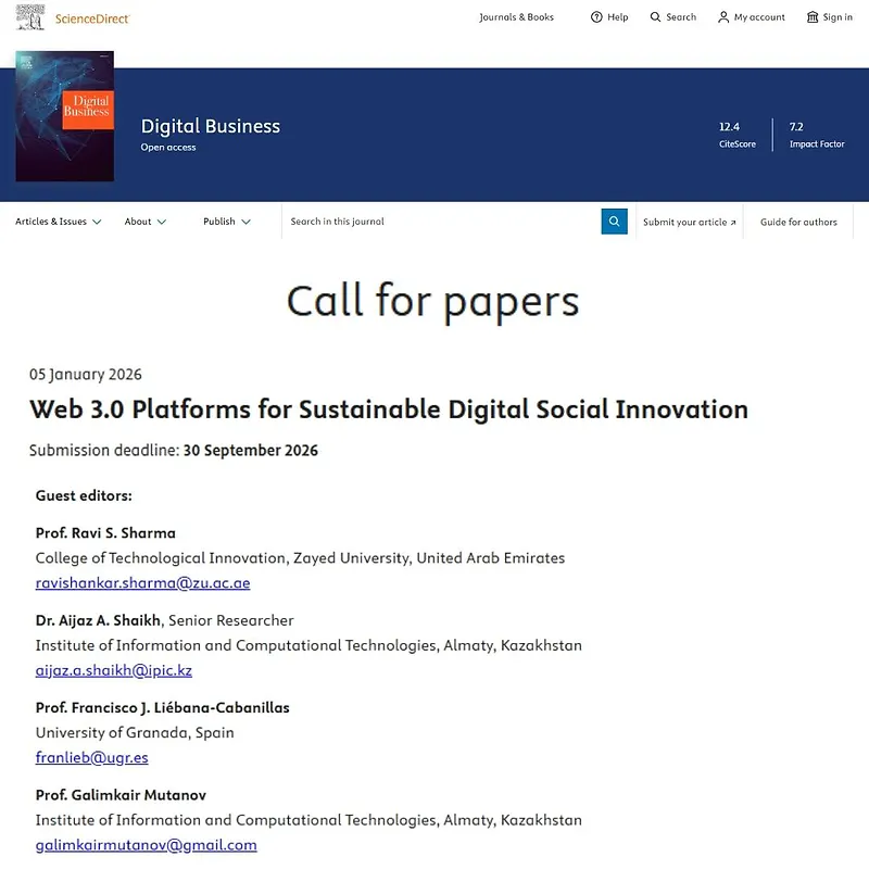 Web 3.0 Platforms for Sustainable Digital Social Innovation