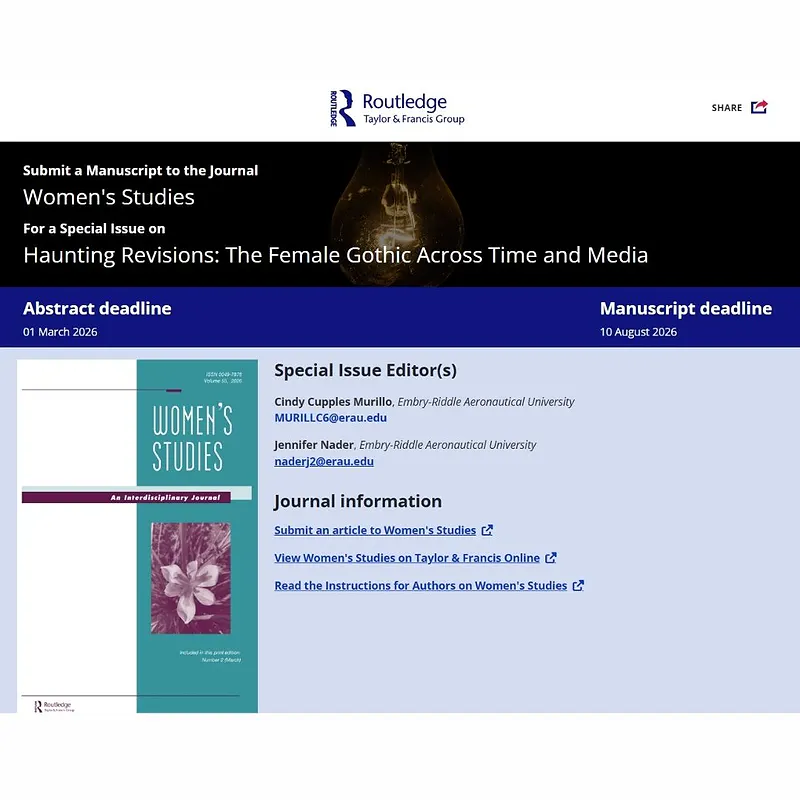Haunting Revisions: The Female Gothic Across Time and Media