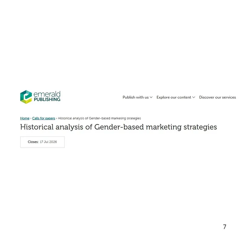 Historical Perspectives on Gender-Based Marketing Strategies