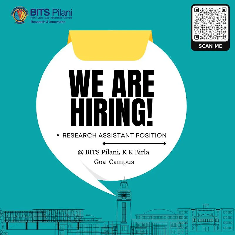 Research Assistant - BITS Pilani - Goa Campus