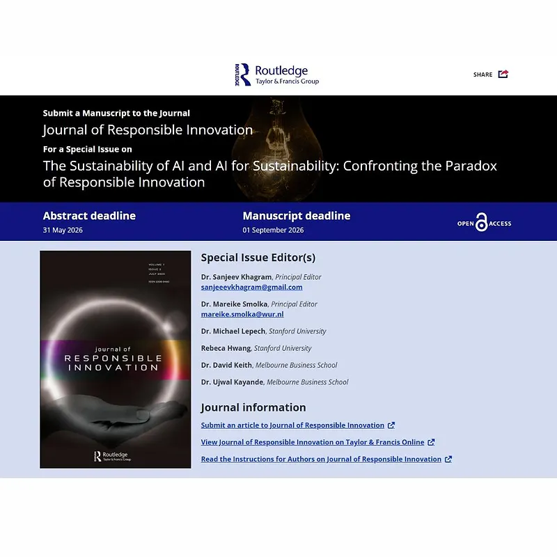 The Sustainability of AI and AI for Sustainability: Confronting the Paradox of Responsible Innovation