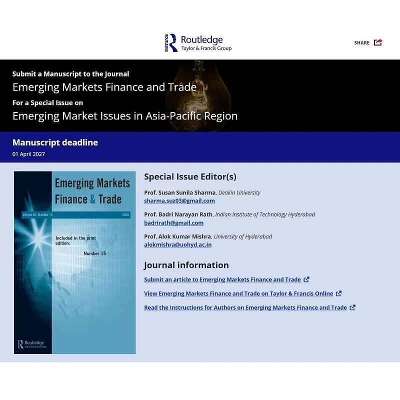 𝗘𝗺𝗲𝗿𝗴𝗶𝗻𝗴 𝗠𝗮𝗿𝗸𝗲𝘁 𝗜𝘀𝘀𝘂𝗲𝘀 𝗶𝗻 𝘁𝗵𝗲 𝗔𝘀𝗶𝗮-𝗣𝗮𝗰𝗶𝗳𝗶𝗰 𝗥𝗲𝗴𝗶𝗼𝗻