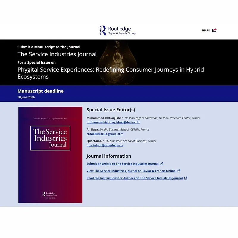 Phygital Service Experiences: Redefining Consumer Journeys in Hybrid Ecosystems