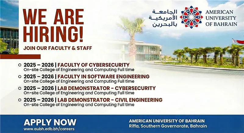 Faculty & Lab Demonstrator Positions (2025–2026)