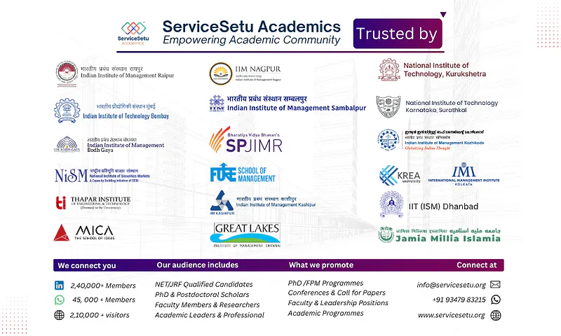 Conference and PhD Admissions Best Outreach Partner | ServiceSetu Academics 