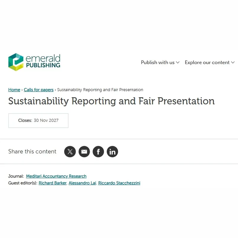 Sustainability Reporting and Fair Presentation